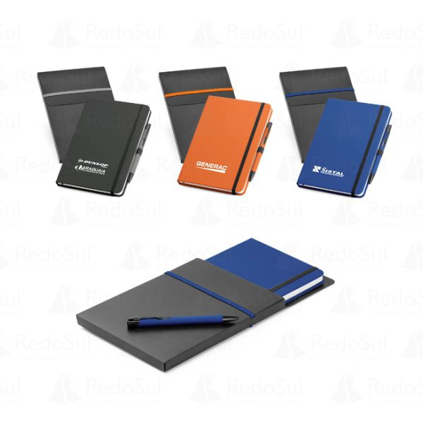 RD 93795-Kit de Caderno e Caneta Esferográfica Personalizado 21 x 14 cm RD 93795-Kit de Caderno e Caneta Esferográfica Personalizado 21 x 14 cm